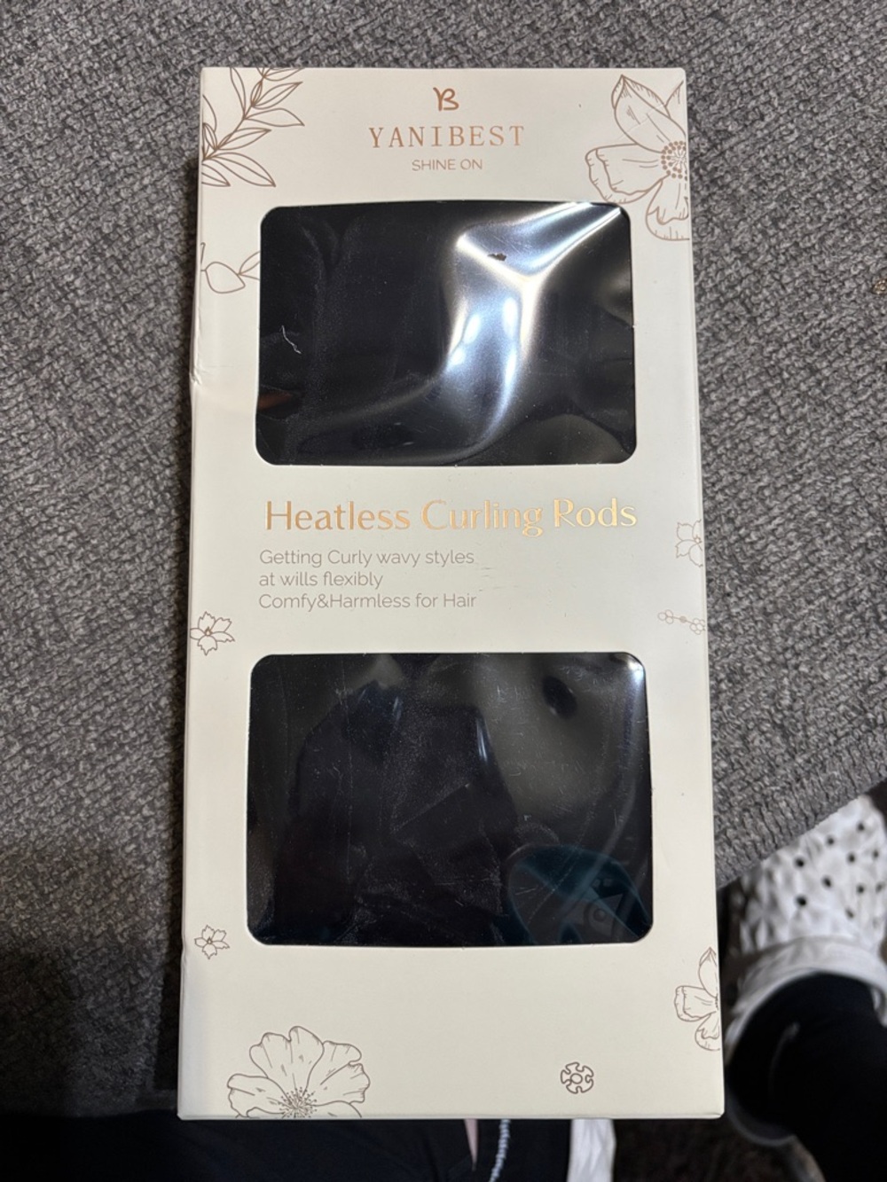 YaniBest Heatless Curling Rods - Black